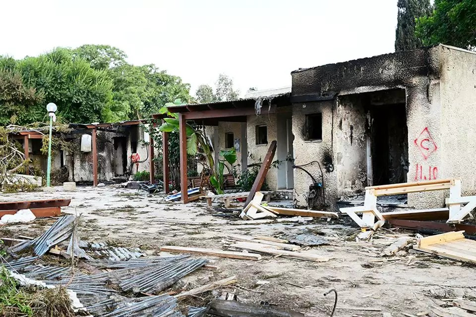 ההרס בעוטף עזה לאחר 7 באוקטובר